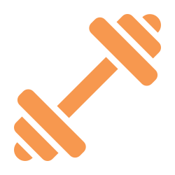 Cartoon dumbbell