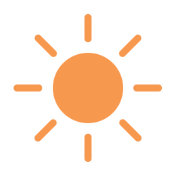 Cartoon sun
