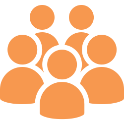 Cartoon group of people